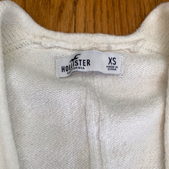 Hollister white oversize cardigan S - Picture 9 of 10